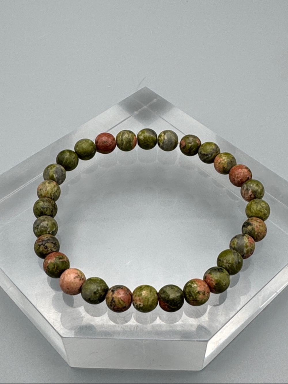 Unakite bracelet